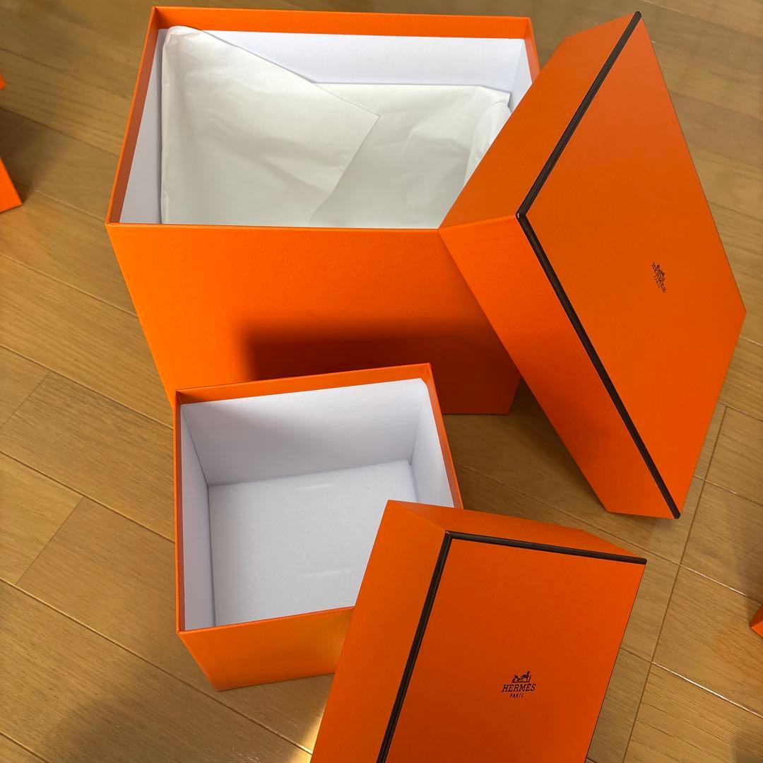 HERMES エルメス　空箱&リボン 14箱