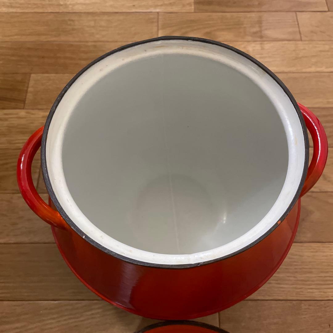 ヴィンテージ　DESCOWARE BELGIUM Flame Bean Pot