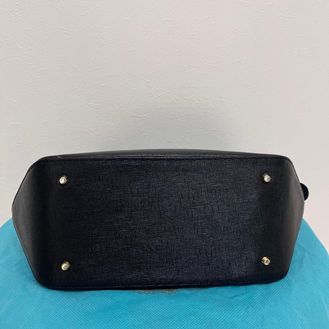 極美品◎TOCCA トッカ 2wayバッグ 黒 フラワーモチーフ　ショルダー