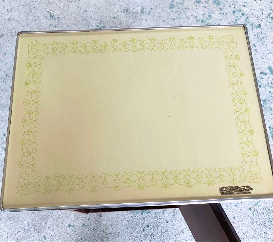 昭和レトロ　電話台　収納棚　サイドラック　チェスト　アンティーク