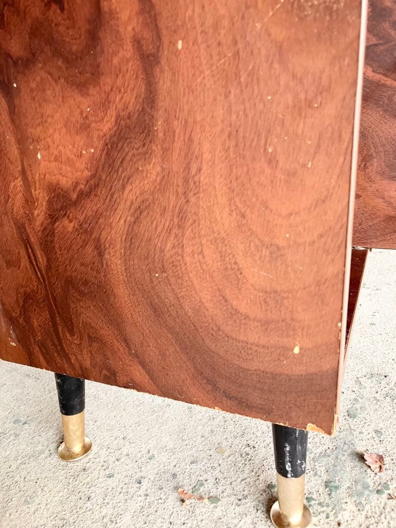 昭和レトロ　電話台　収納棚　サイドラック　チェスト　アンティーク