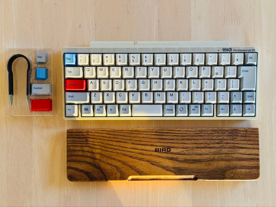 HHKB Professional BT 日本語配列 ＋パームレスト＋カラーキー