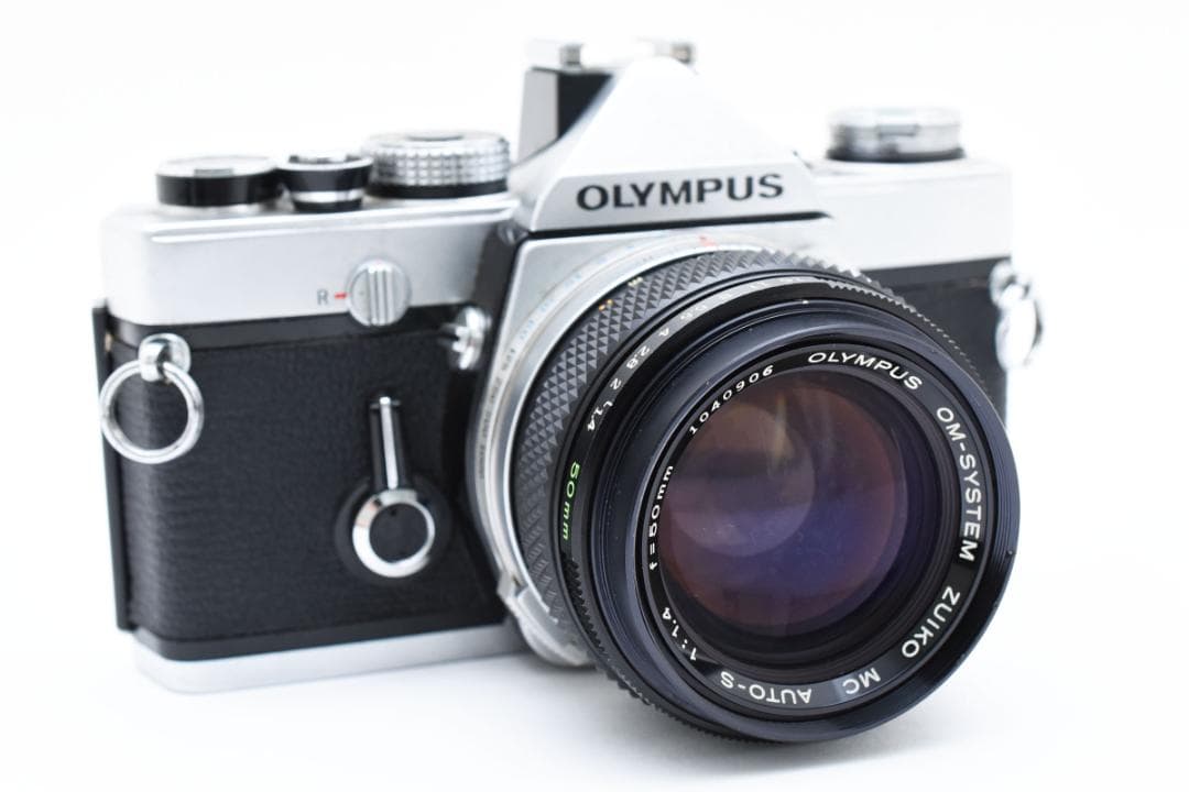 フィルムカメラ Olympus OM-1 Silver + F Zuiko 50mm F1.4