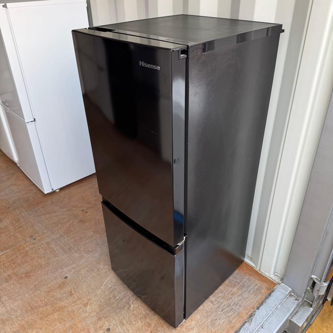 C7612★2021年製★ハイセンス　冷蔵庫　ブラック黒　一人暮らし　自動霜取り