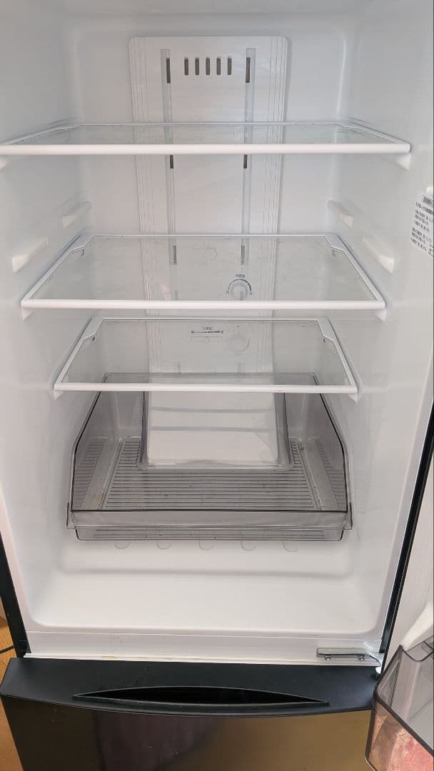 2023年製 TOSHIBA 170L 2ドア冷蔵庫 GR-U17BS ブラック