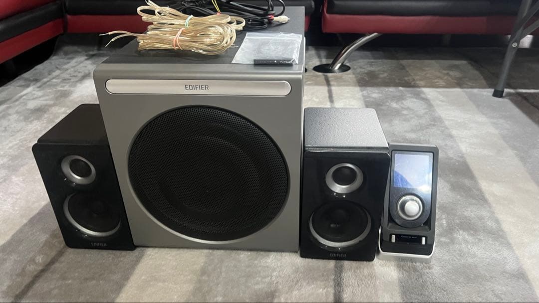 【値下げしました‼️】 EDIFIER スピーカーセット ウーファー付き