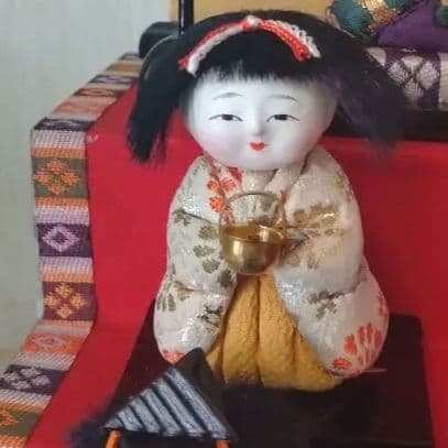 雛人形セット 15体 伝統的装飾付き