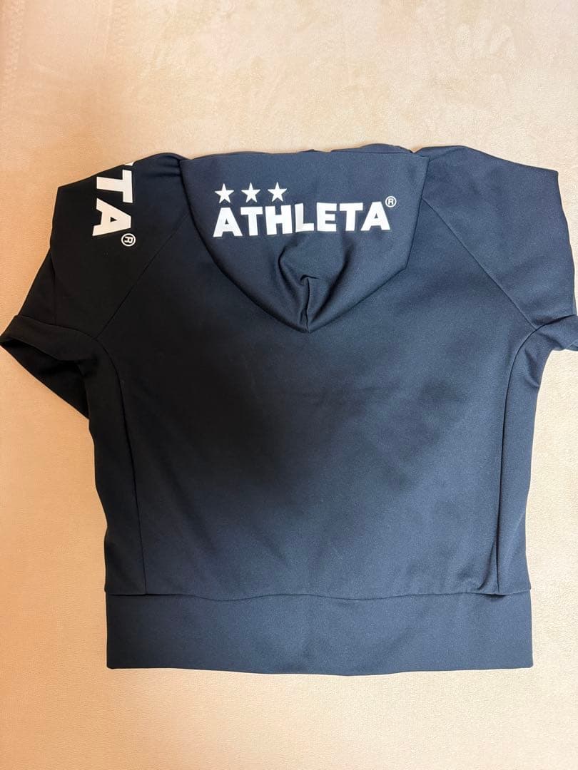 ATHLETA 上下セットフード付きジャージ L 黒