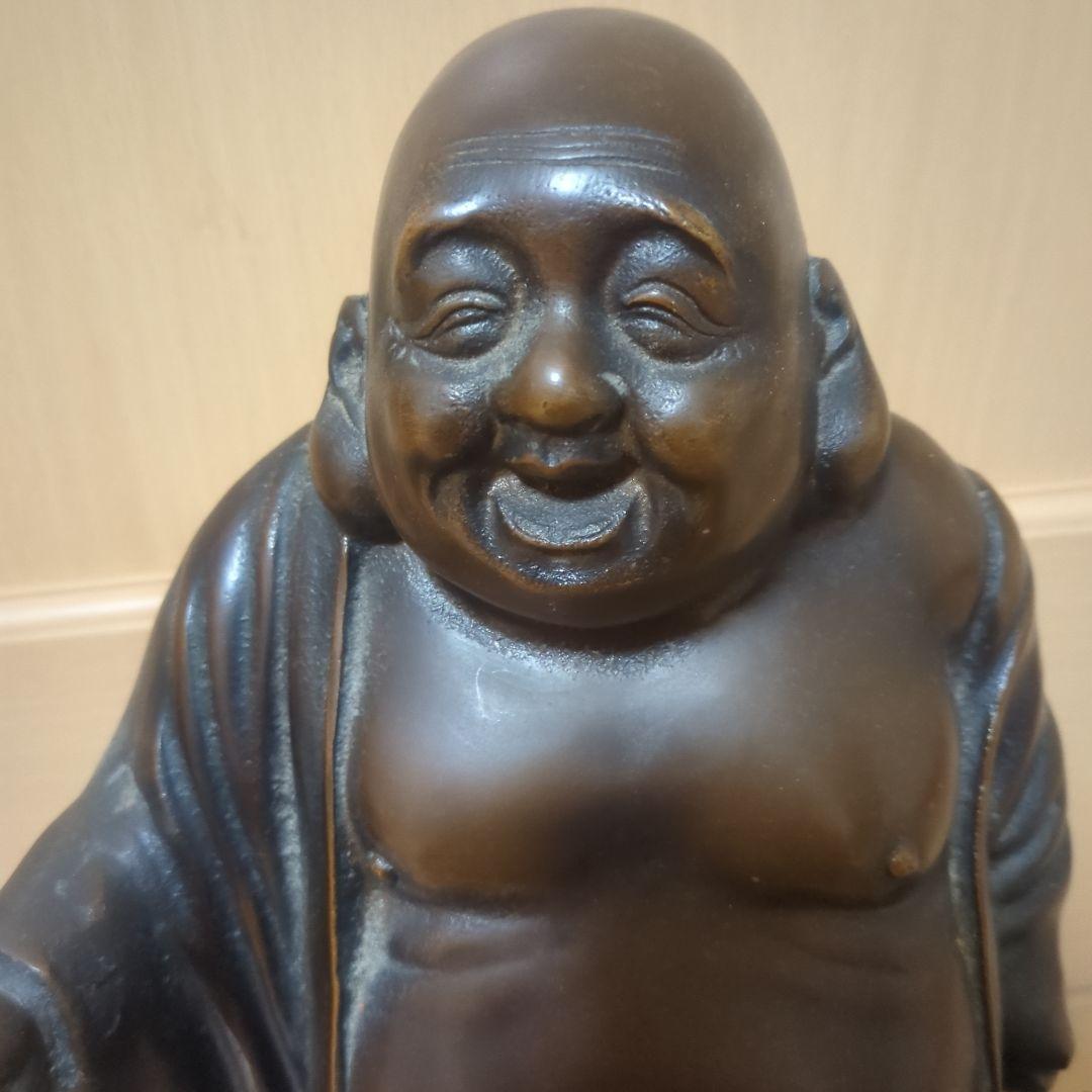 ブロンズ　布袋様　縁起物　置物
