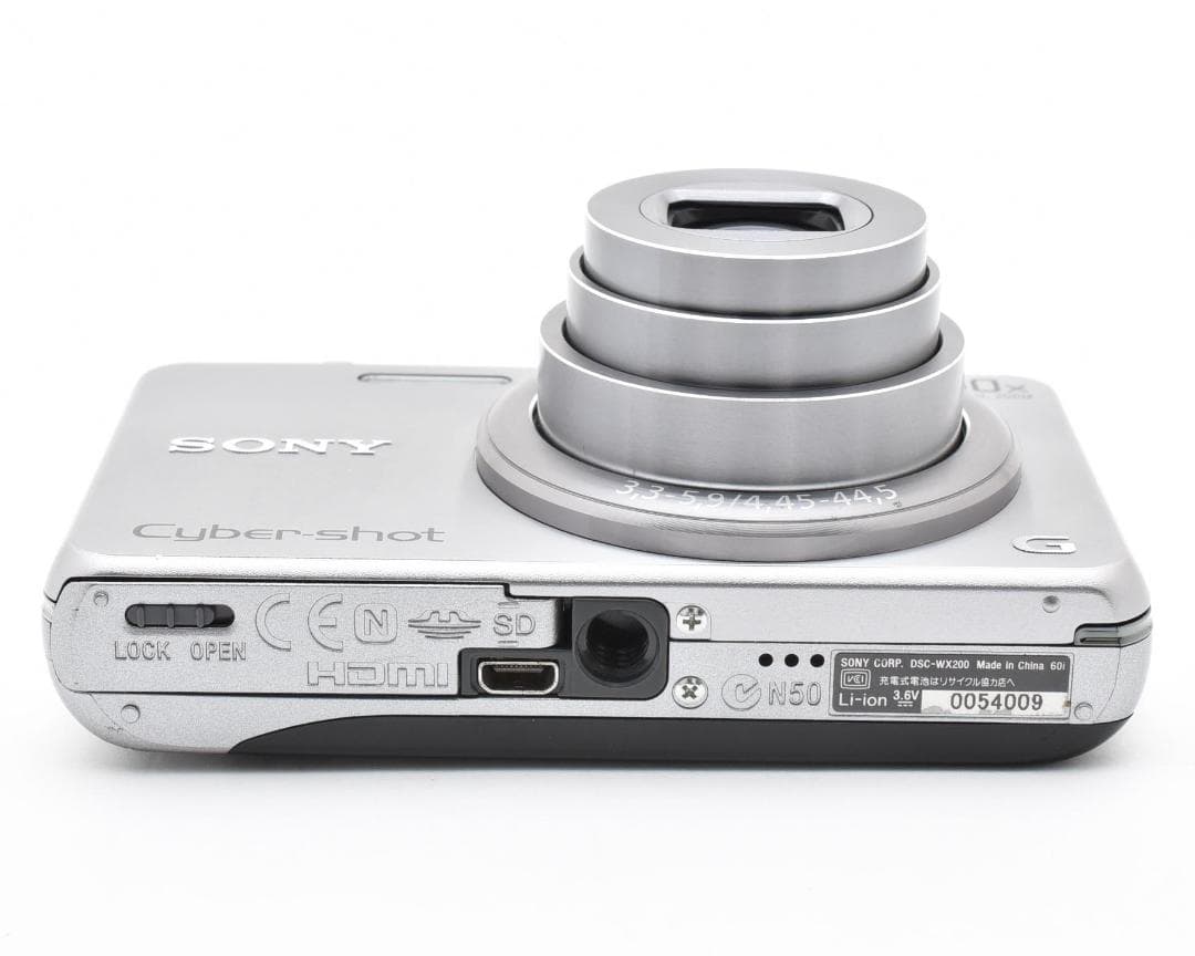 【動作良好】SONY DSC-WX200 シルバー 箱付 #O14