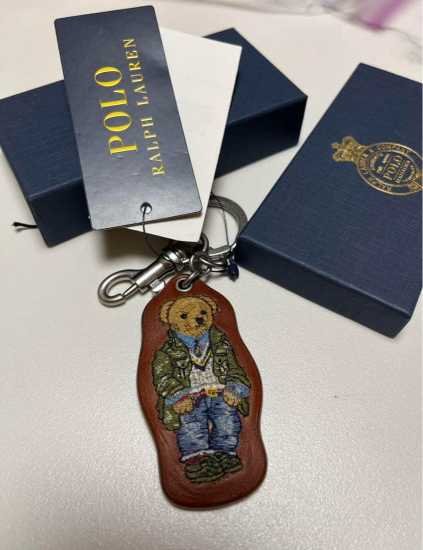 未使用　ポロラルフローレン　　ポロベアーキーホルダー／バッグチャーム