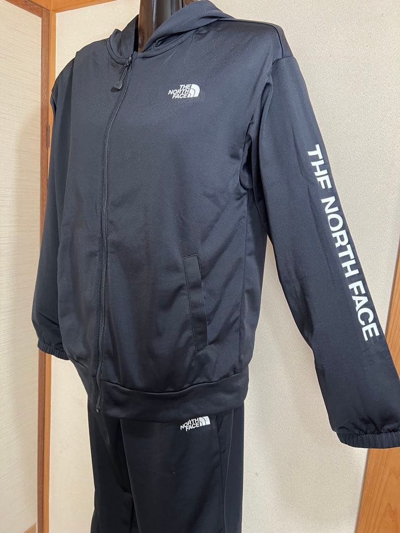 THE NORTH FACE フード付きジャージ上下セット ブラック