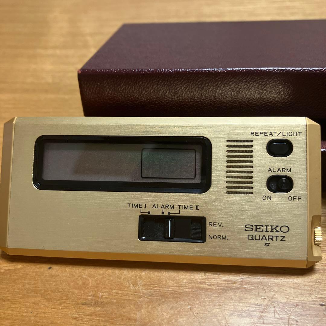 お値下げ！SEIKO セイコークオーツデジタルポケットアラーム
