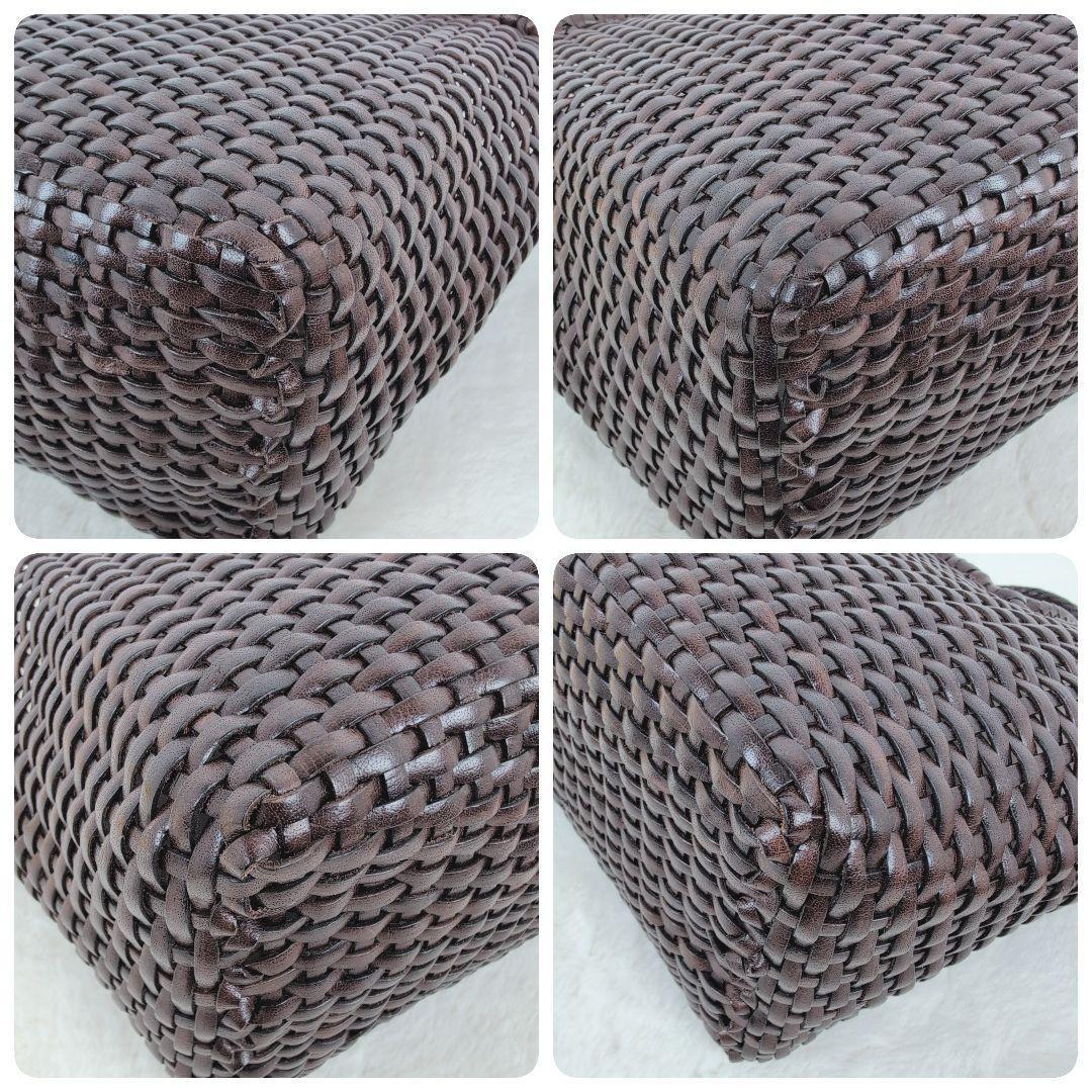 極美品✨ドラゴンディフュージョン かご トートバッグ バッファローカーフレザー