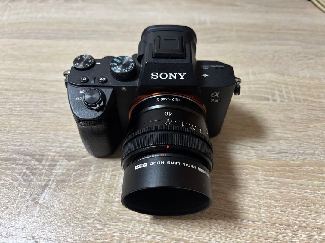 SONY α7 III ミラーレス一眼 FE 2.5/40 Gレンズ付き 箱あり