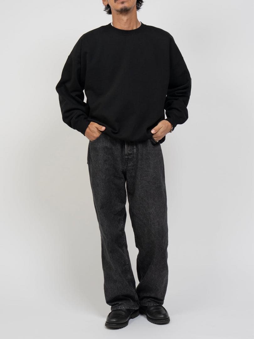 Original Fabric Basic CrewNeck Sweat 黒