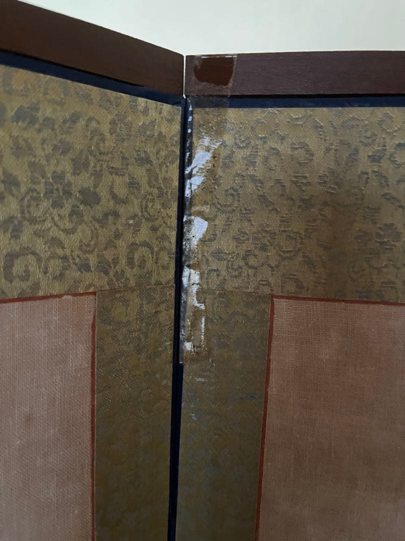 中国 刺繍屏風 刺繍絵 古美術 インテリア 骨董 アンティーク 花 鳥 動物