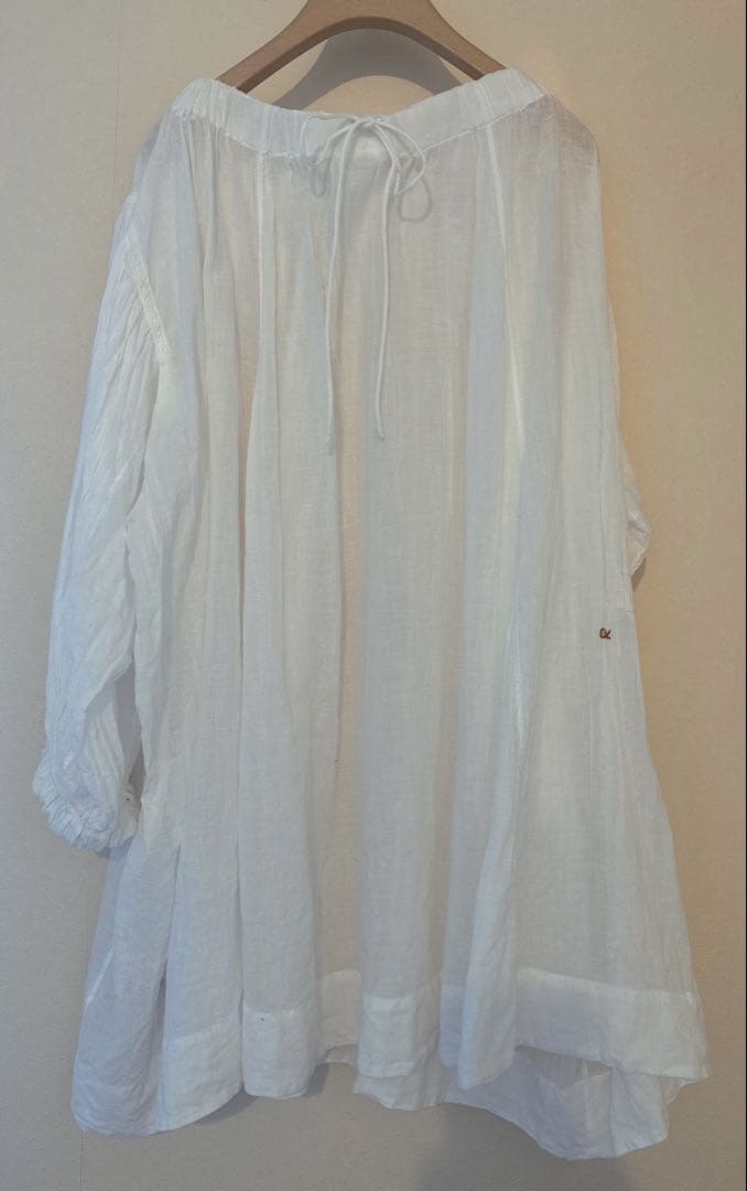 45R 2025ss コットン100% チュニックブラウス