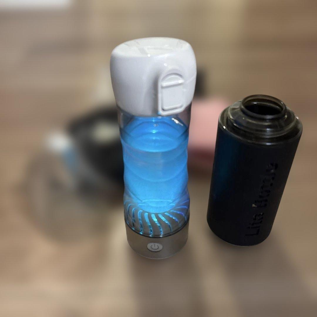 （ほぼ新品）Lita水素デュアルボトル　水素水ボトル　　　　　吸入キット付き