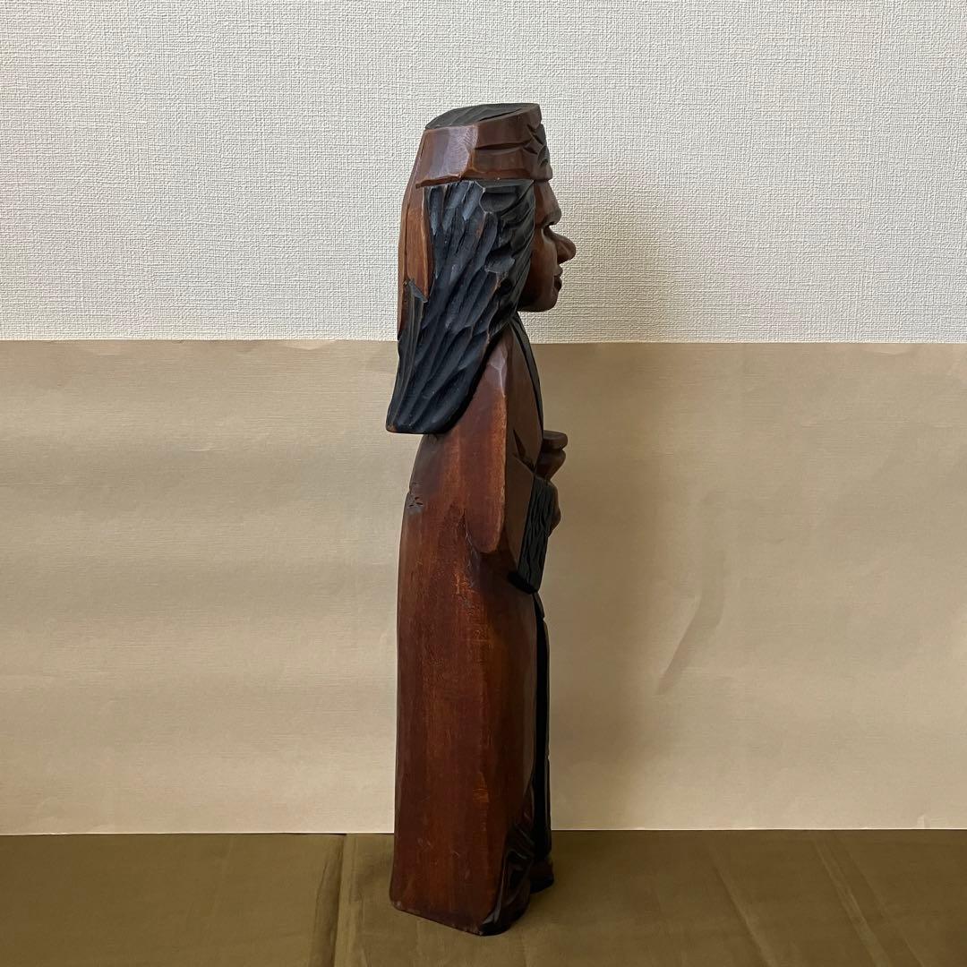 アイヌ　木彫り　高さ約45cm