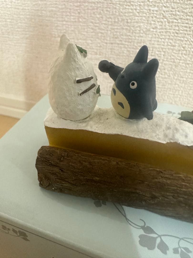 となりのトトロ 四季フォトスタンド 冬 おくりもの　レア