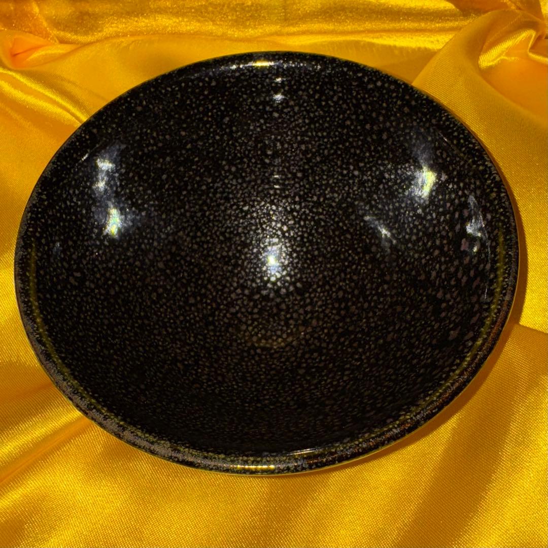 茶道具　《仿宋建窯　油滴天目碗》