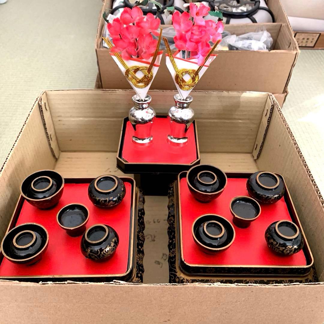 雛人形道具セット　ひな人形　御道具セット　七段