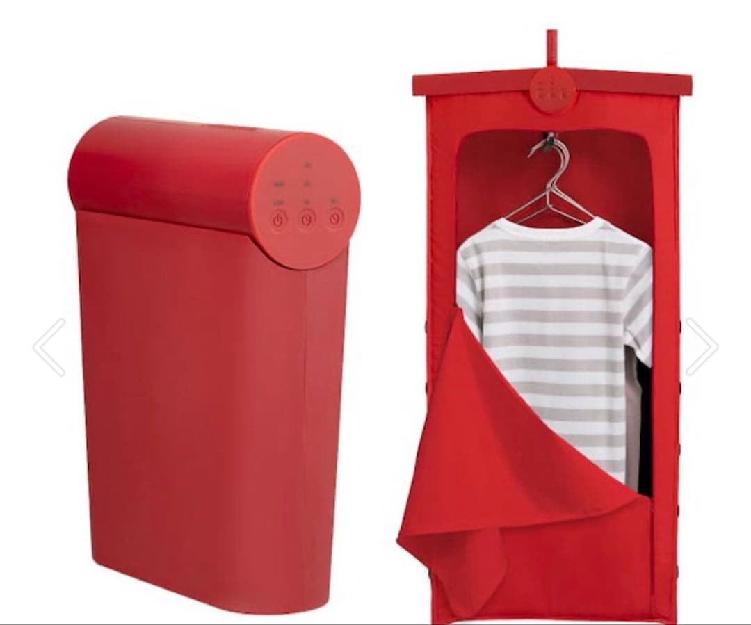 プラスマイナスゼロ　コンパクト衣類乾燥機XRC-G010 レッド