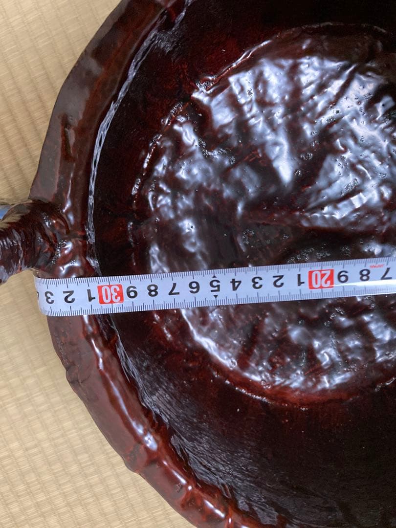 大きな籠　木曽漆器