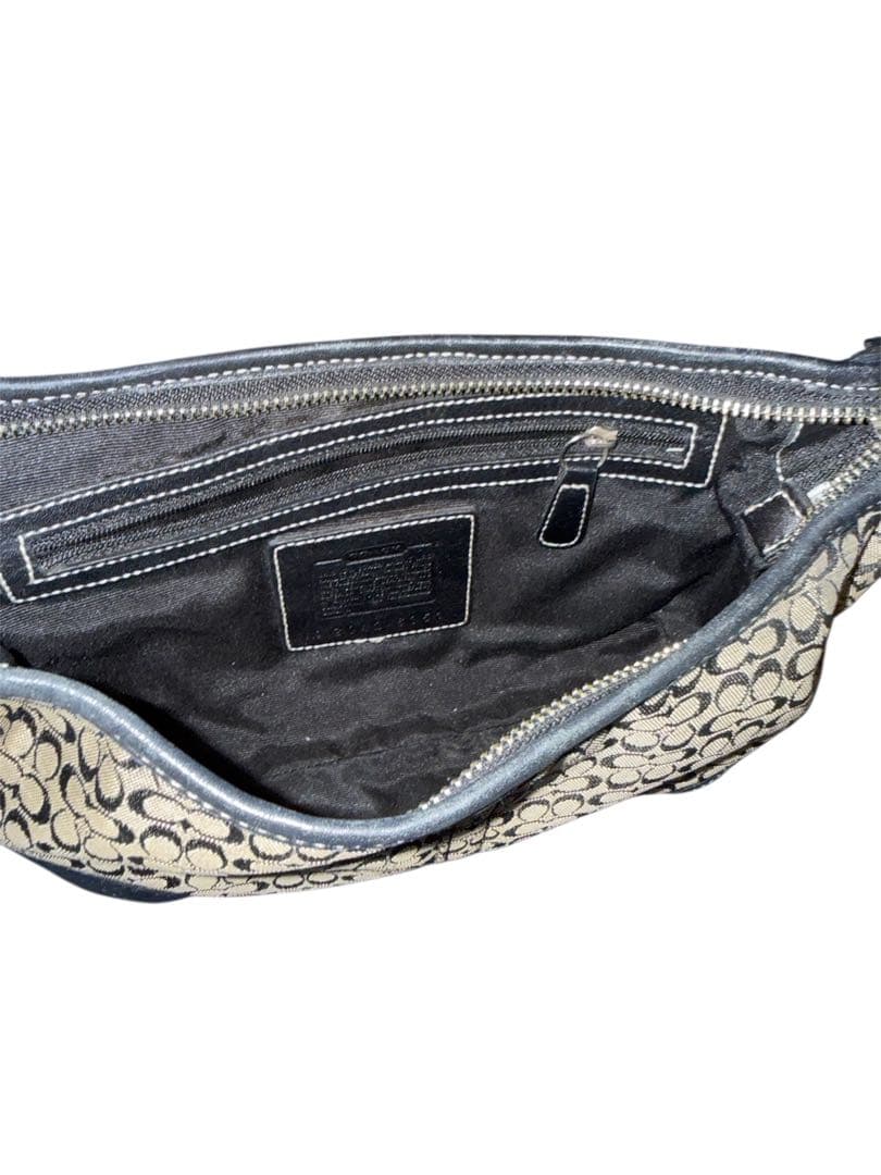 COACH コーチ ハンドバッグ ベージュ/ブラック