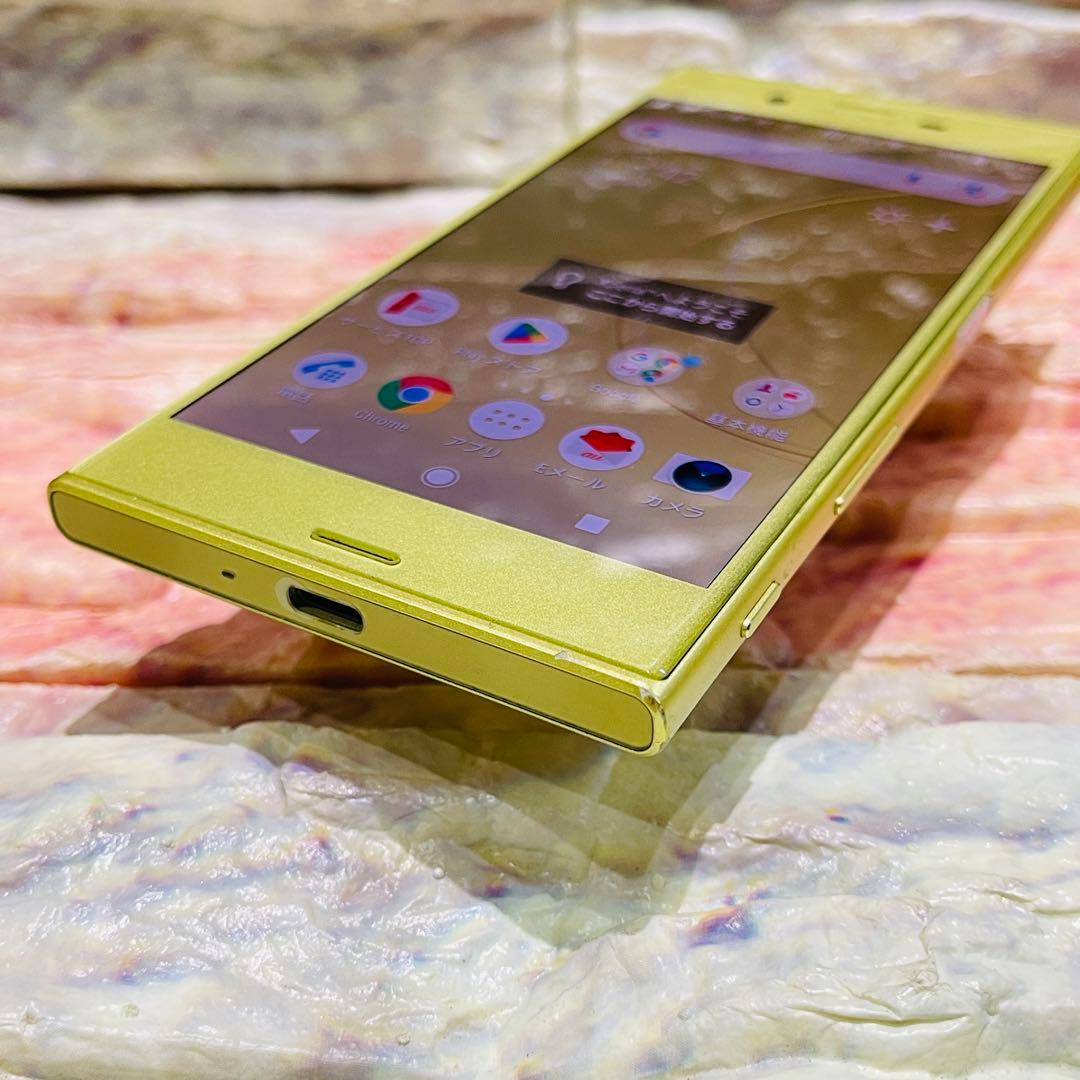 SIMフリー Xperia XZs 32GB イエロー 電池良好