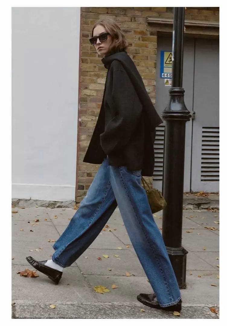 ZARAウール ショートスカーフコート