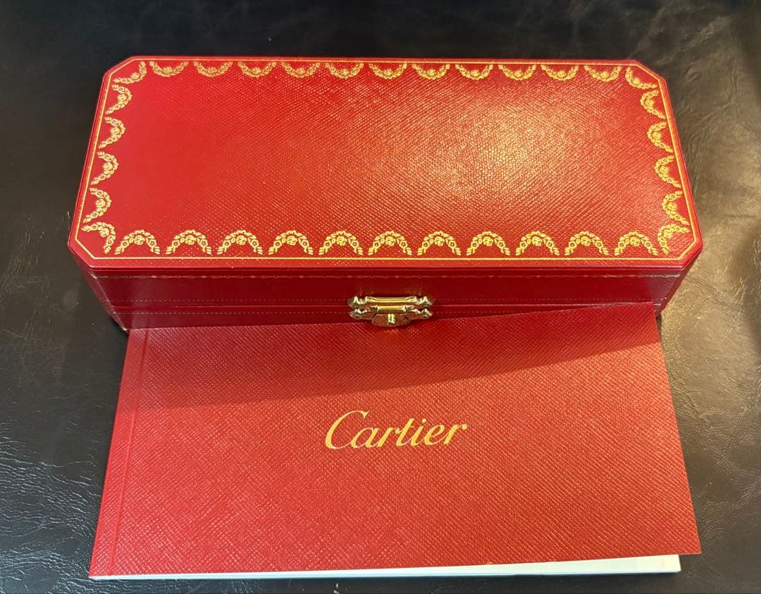 【新品未使用】 Cartier ボールペン サントス 本体 専用ケース 箱 付属