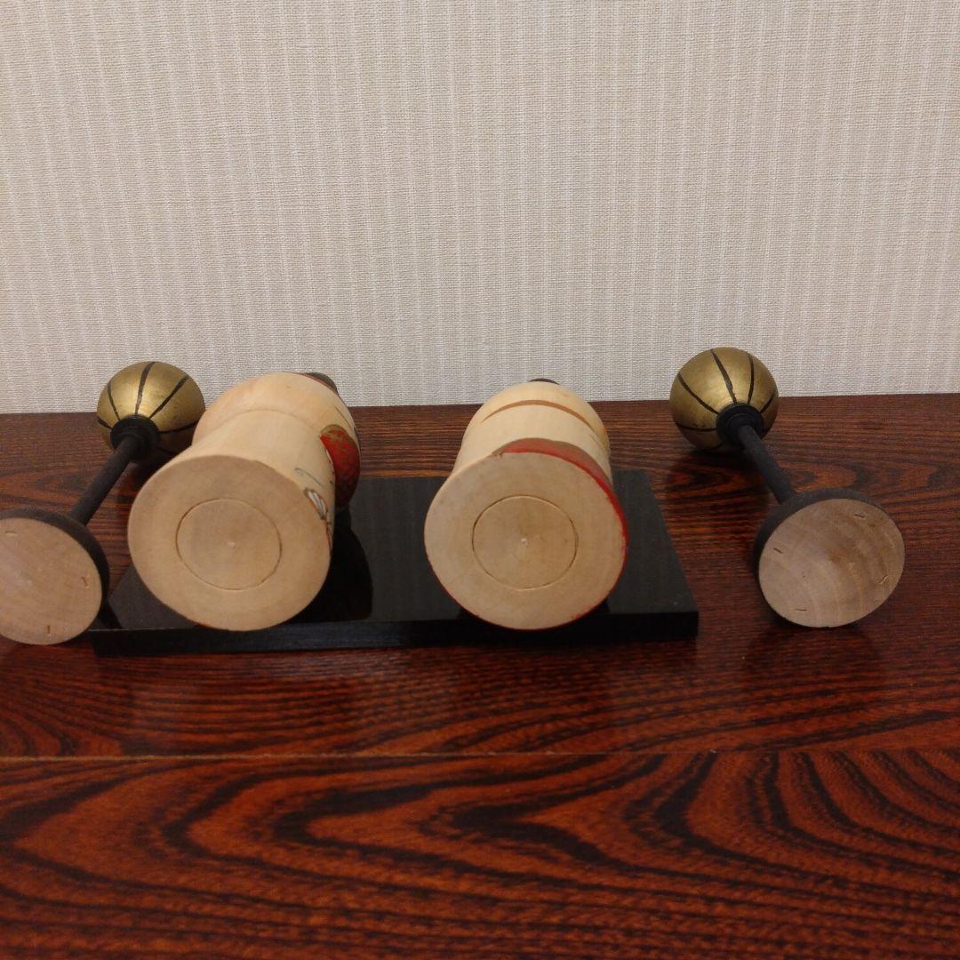 こけしの雛人形