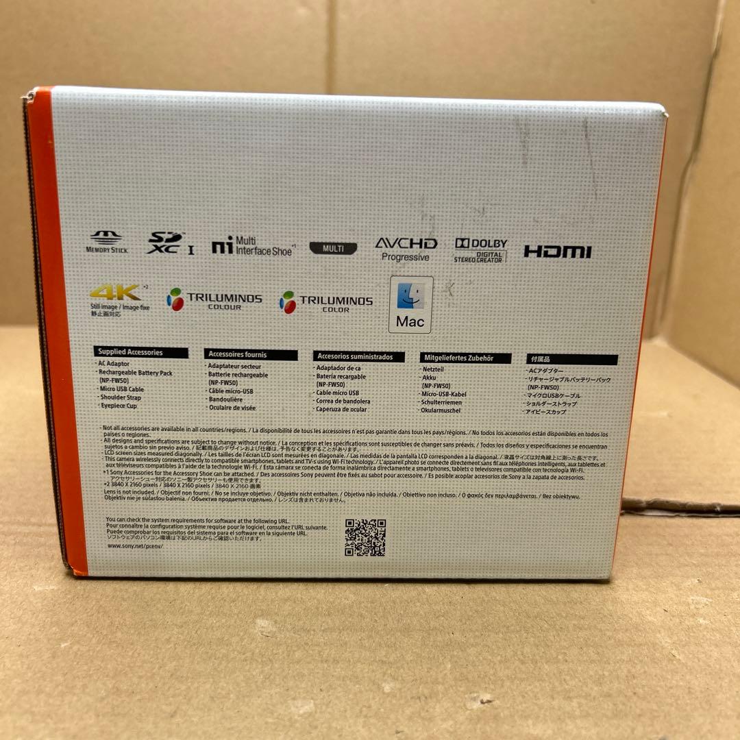 SONY ミラーレス一眼 α6000 ボディ シルバー ILCE-6000 S