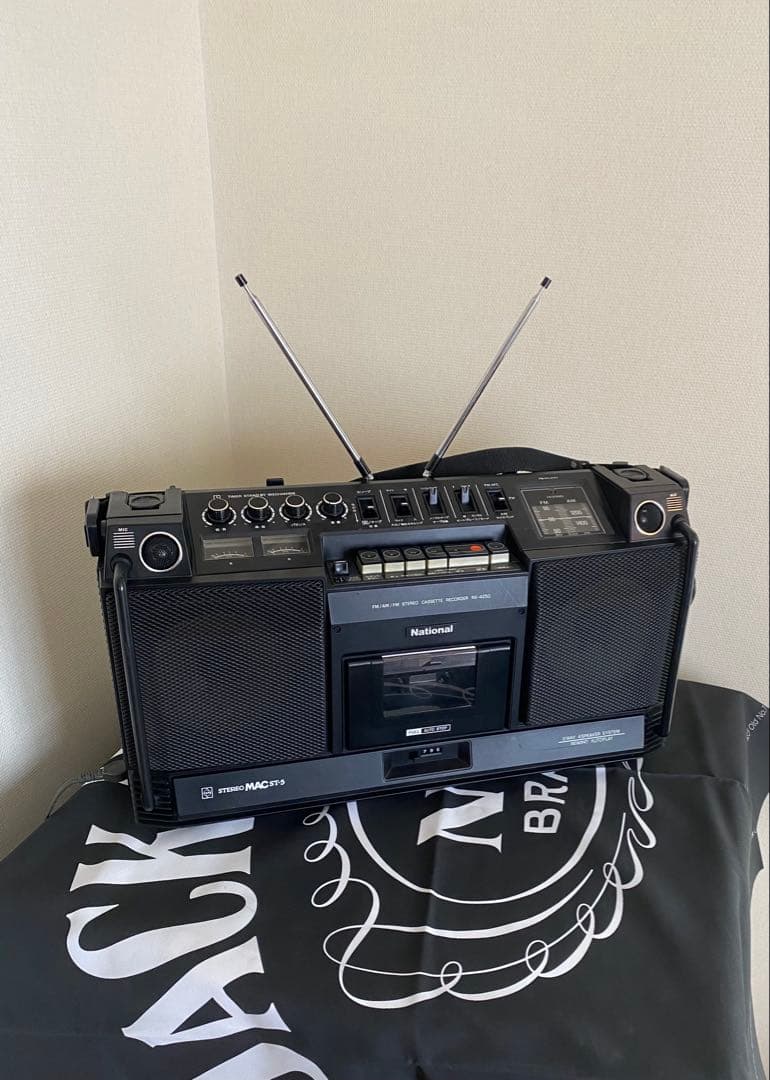 ナショナルRS-4250 ステレオMAC ST-5 ラジオカセットデッキ 当時品