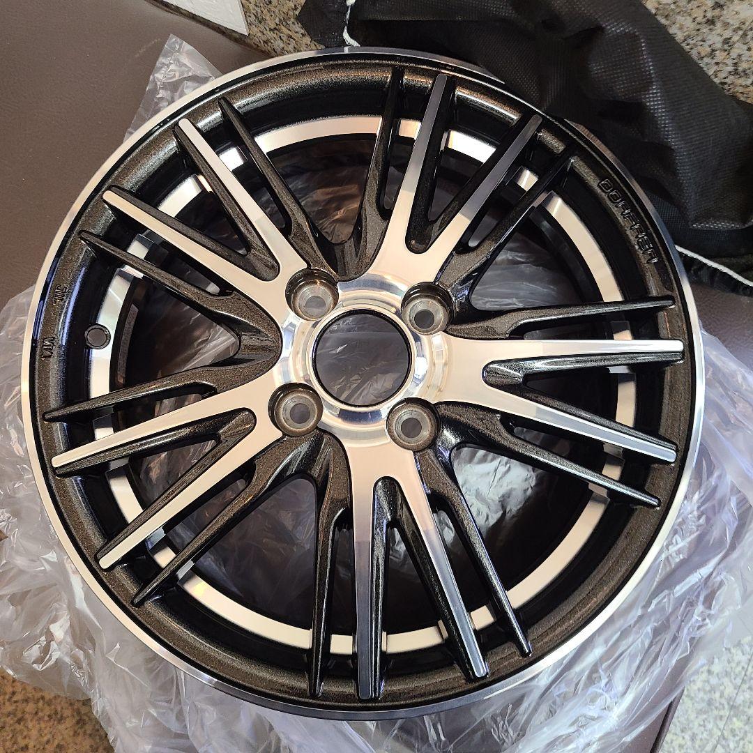 未使用DORFREN IFYNITE 15インチホイール 4H　ブラック4セット