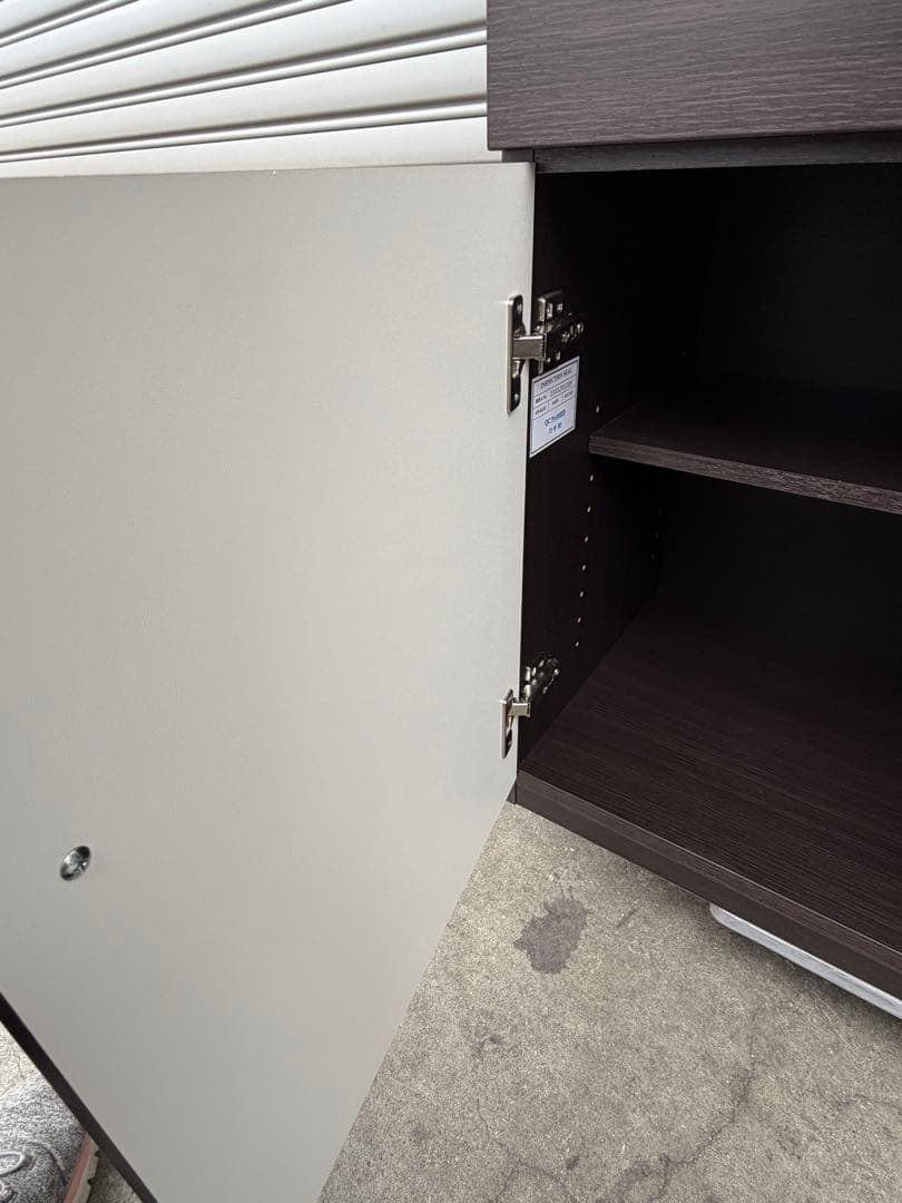 最終価格 ニトリ レンジボード ブラウン 茶色 横幅80cm