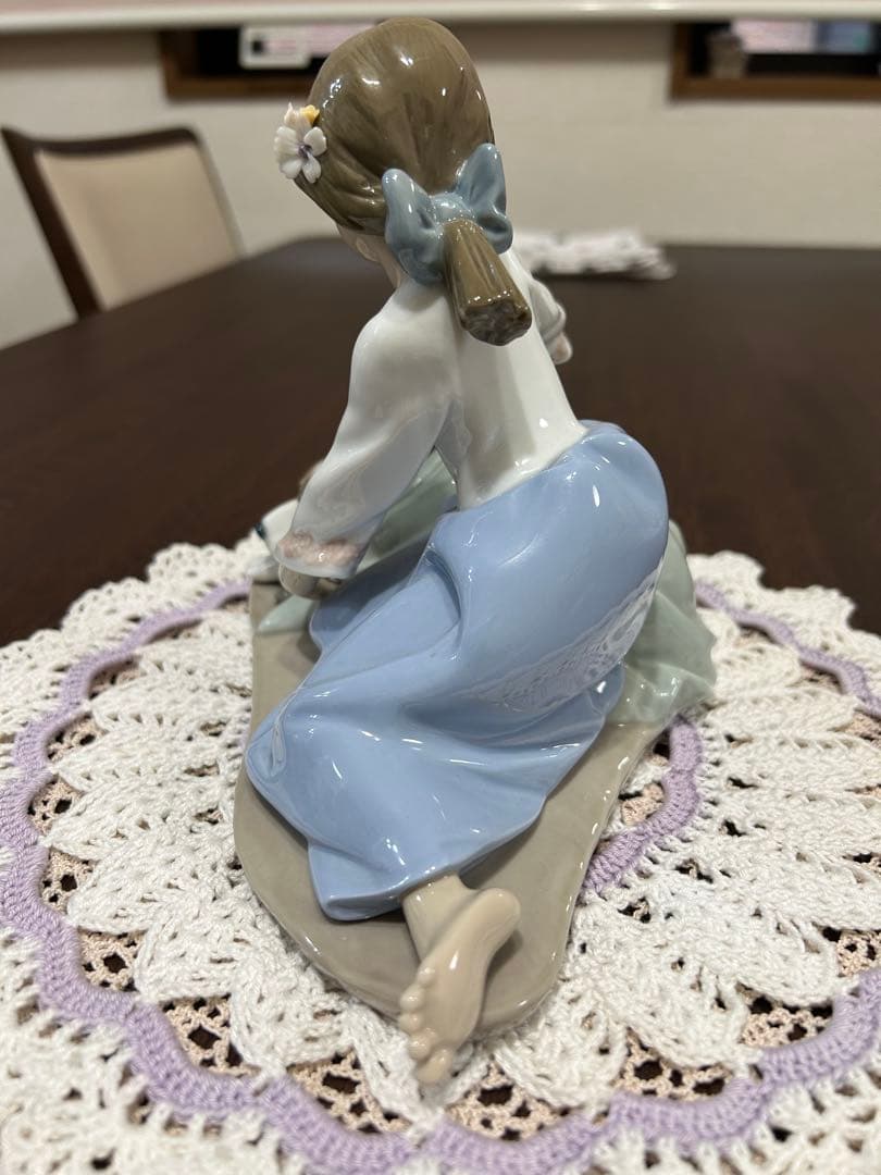 リヤドロ　風邪をひかないように　美品