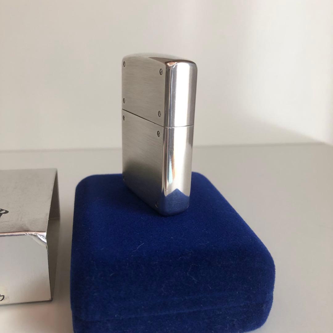 RAKUDO　純銀スターリングシルバーZIPPO スクリュウデザイン