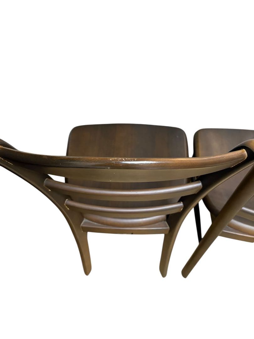 himeji maruni 姫路マルニ 木製ダイニングチェア2脚セット