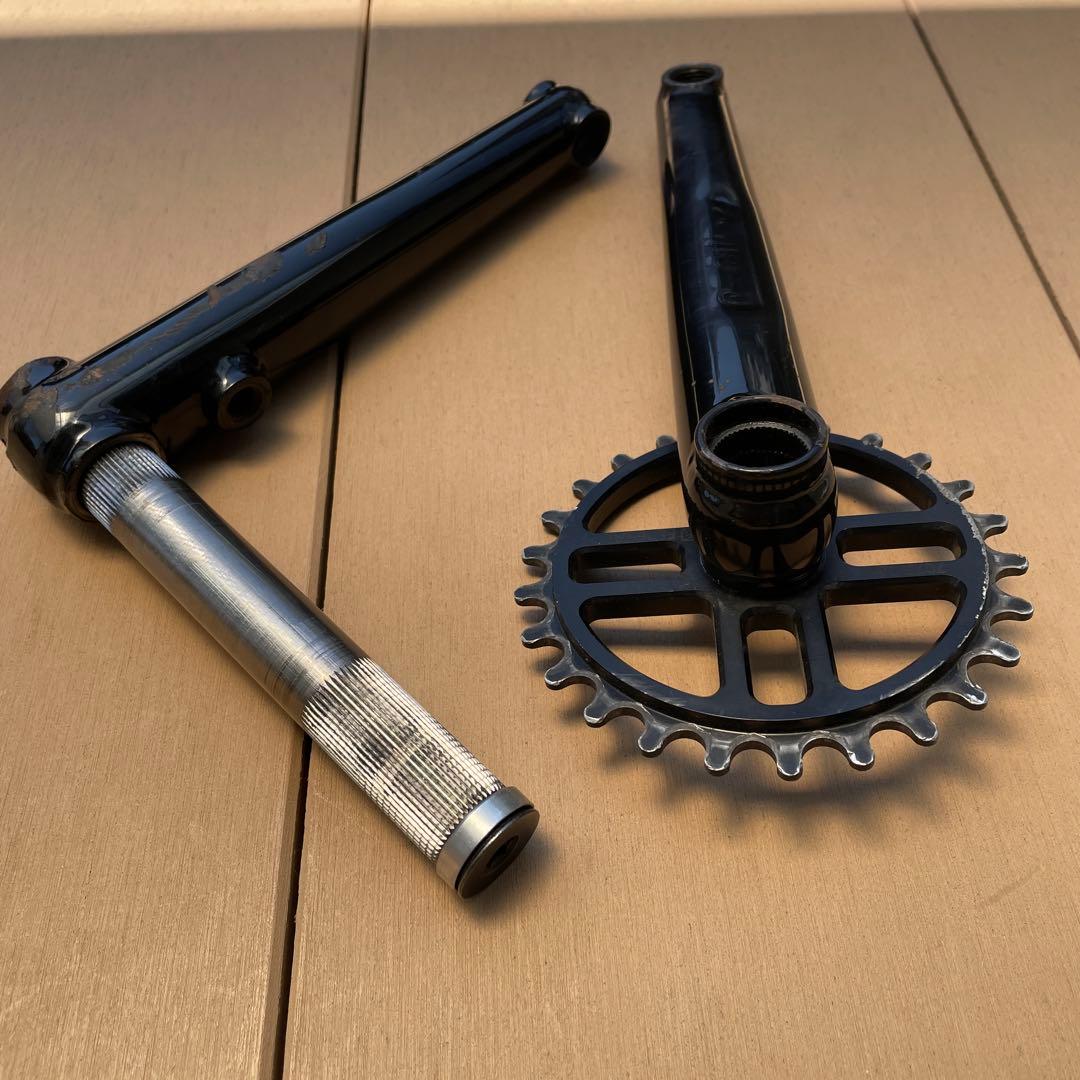 プロファイル チタン　Bmx クランクセット レフトドライブ