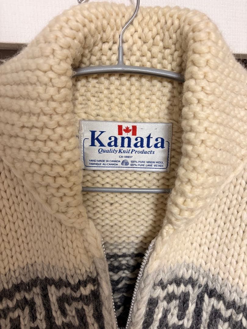 Kanata カナタ サンダーバード カウチンセーター ウール L〜XLサイズ