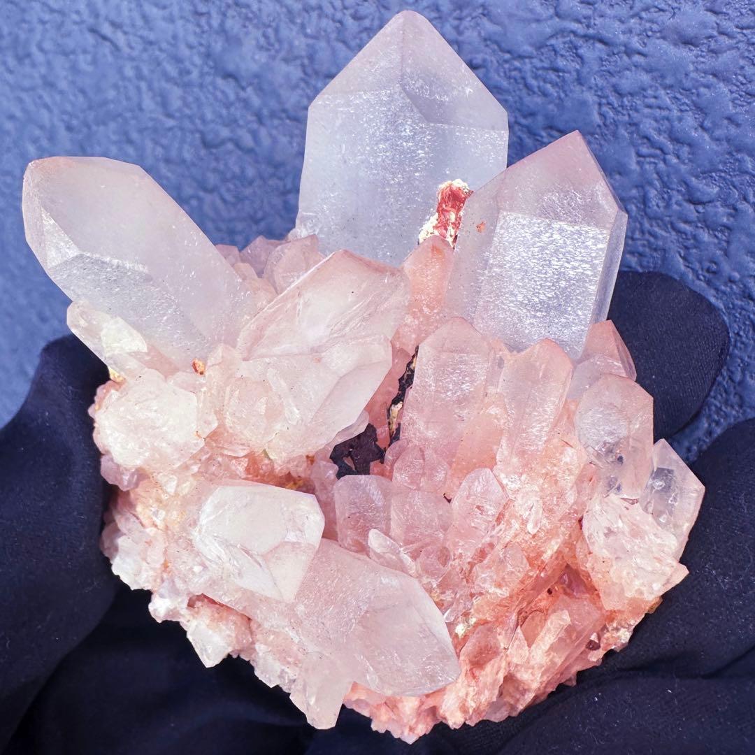 爆アレ❗️可愛いピンク♡超綺麗マダガスカル産パイナップルピンククラスターA1470