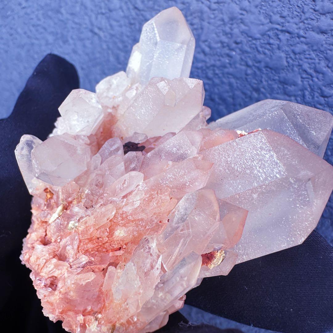 爆アレ❗️可愛いピンク♡超綺麗マダガスカル産パイナップルピンククラスターA1470