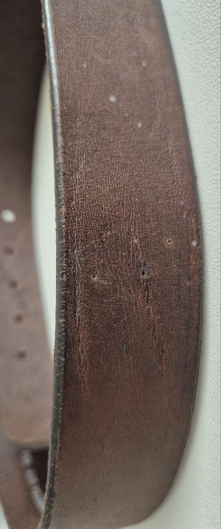 (鬼太郎　プロフ見てください！)Lee ヴィンテージ レザーベルト