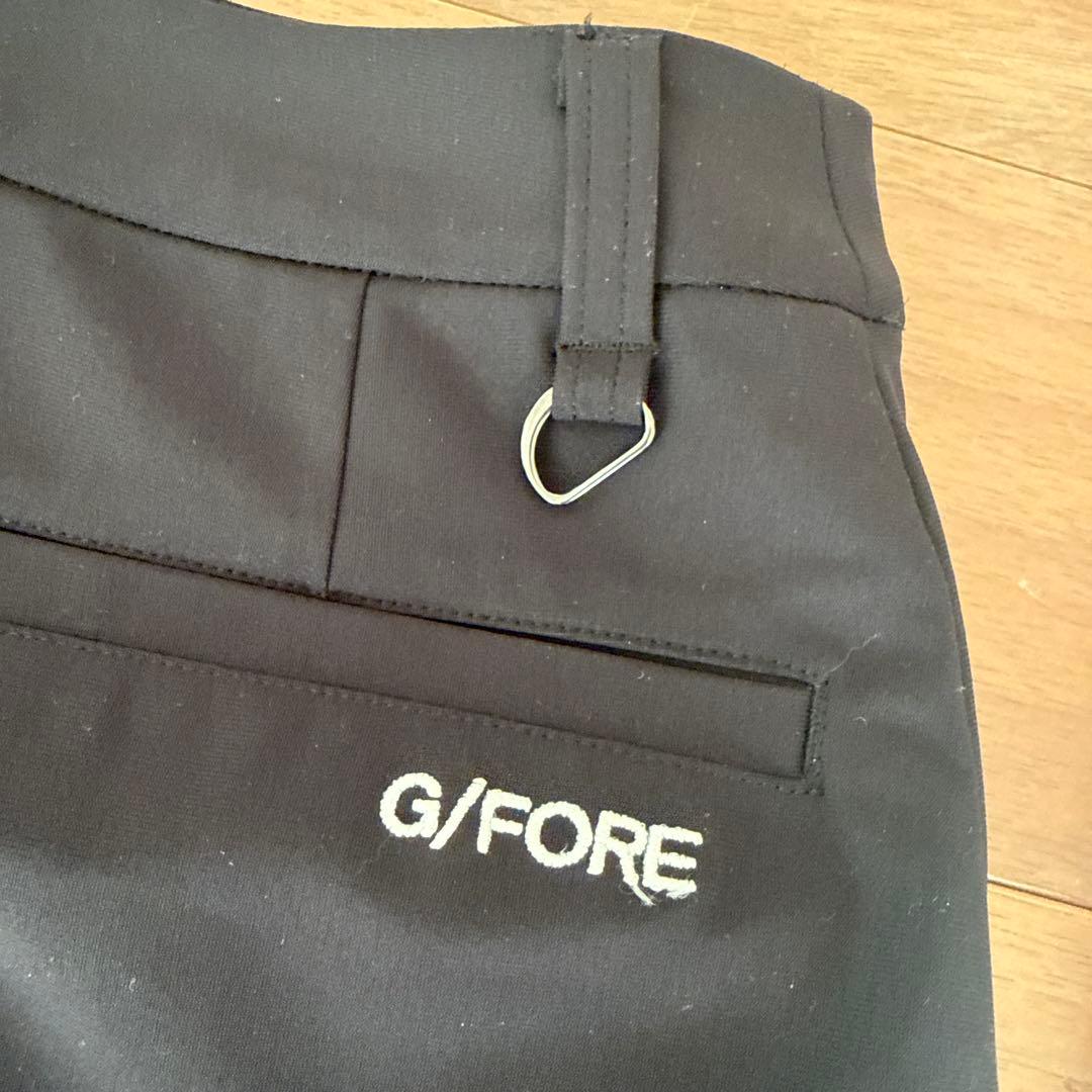 yuu　G/FORE フリル付きゴルフスカート 黒