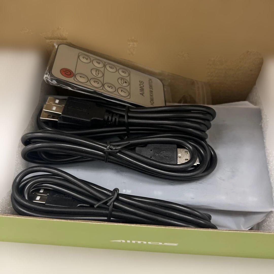 511123 AIMOS HDMI KVM切替器 8入力1出力