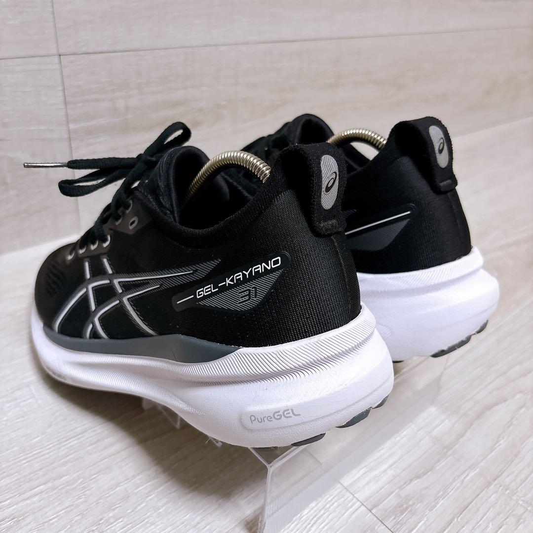 ⭐美品⭐アシックス asics ゲルカヤノ31 ランニングシューズ 25.5 黒