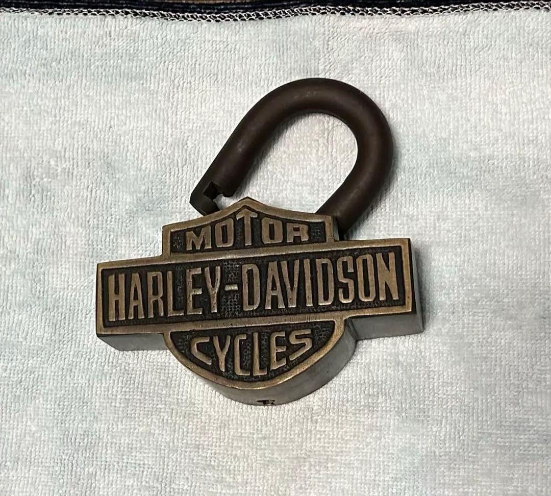 ハーレーダビッドソン 真鍮　南京錠　アンティーク